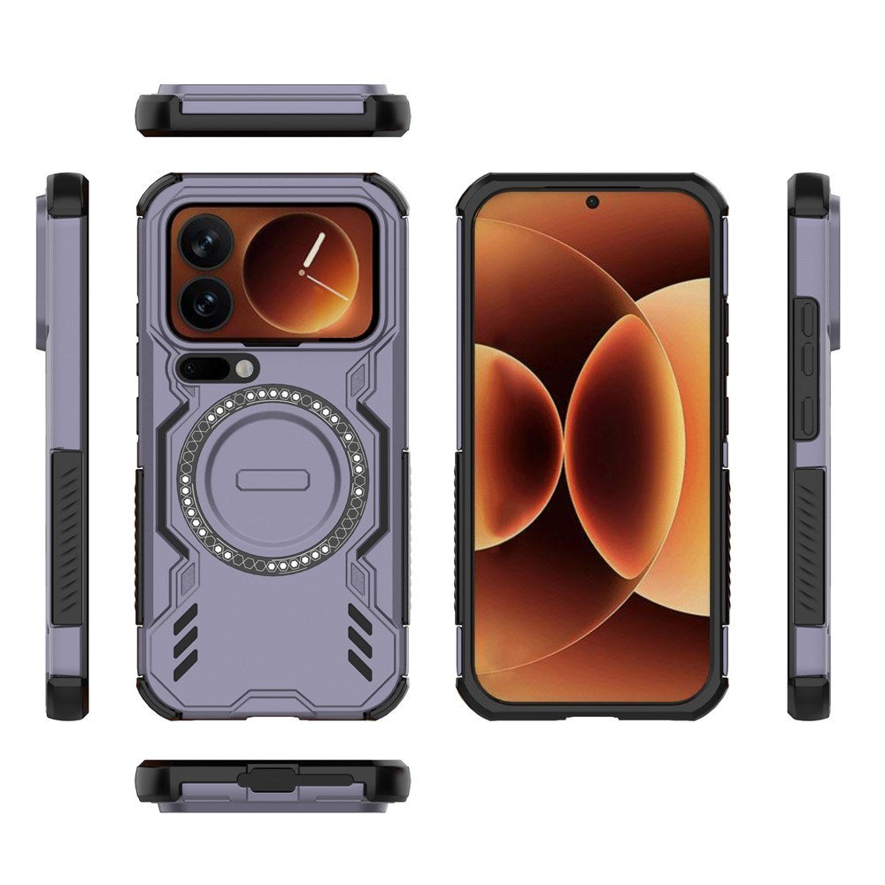 Xiaomi 17 Pro EIDERWOOD Hybrid Håndverkerdeksel m. Varmeutslipp - Lilla