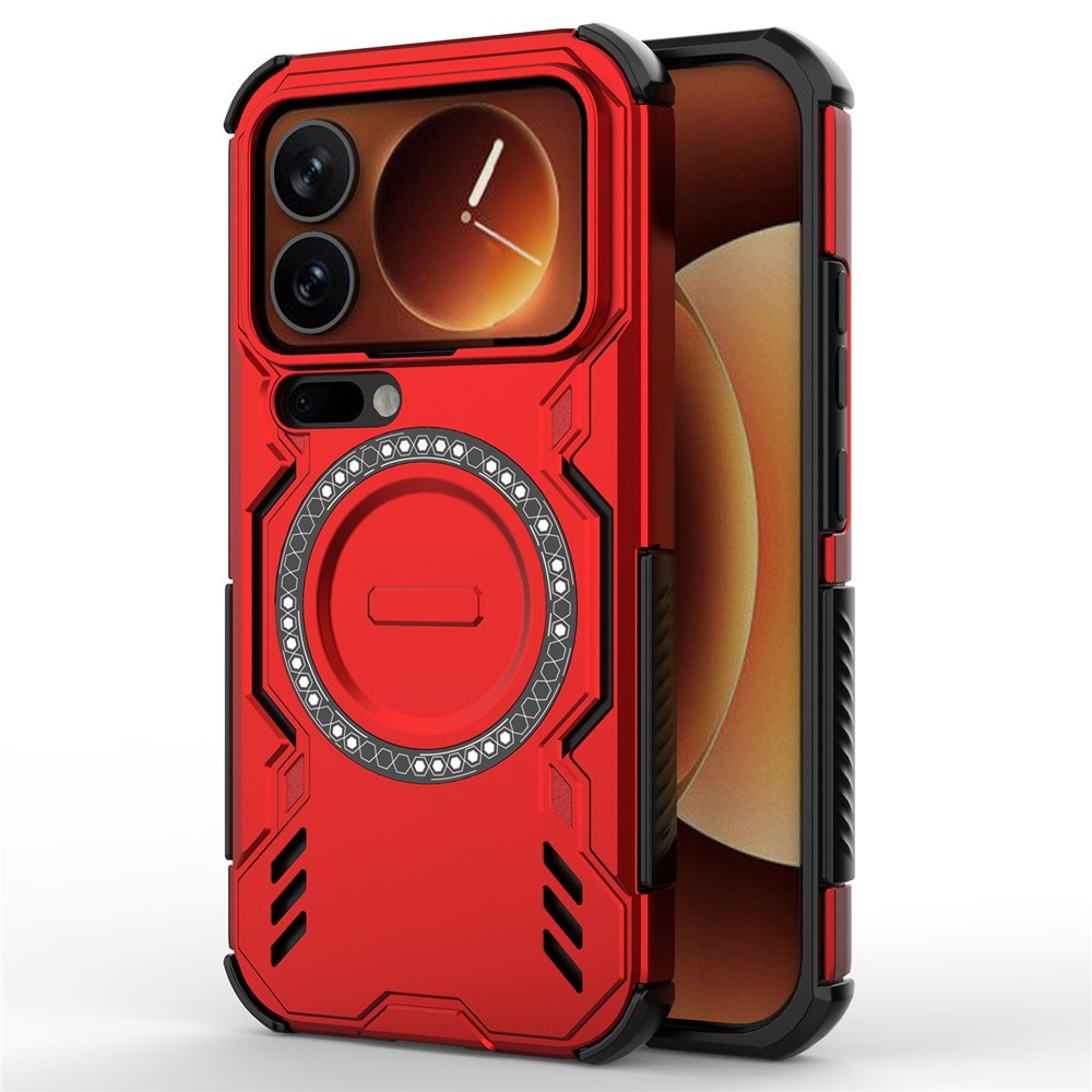 Xiaomi 17 Pro EIDERWOOD Hybrid Håndverkerdeksel m. Varmeutslipp - Rød