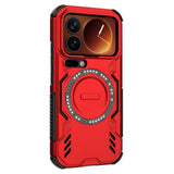 Xiaomi 17 Pro EIDERWOOD Hybrid Håndverkerdeksel m. Varmeutslipp - Rød