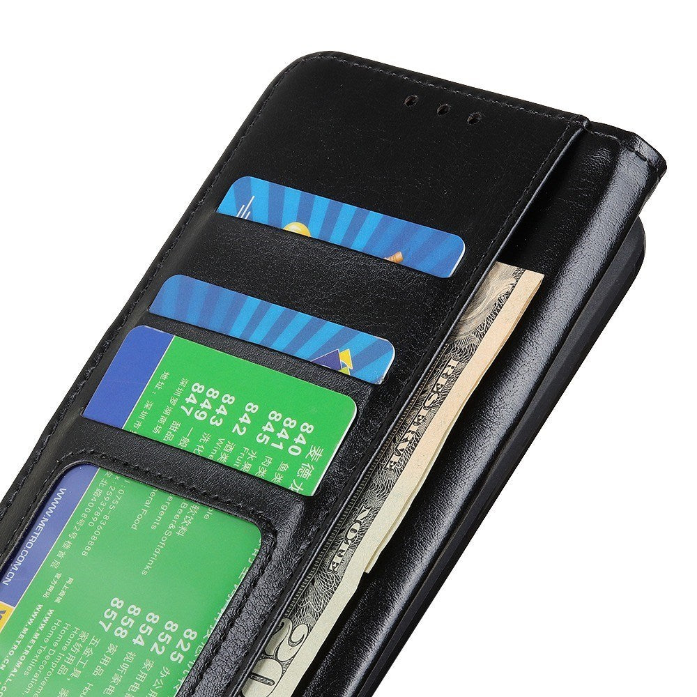 OnePlus 15 EIDERWOOD Kunstlær Flip Deksel m. Kortholder - Svart