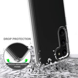 Samsung Galaxy S23 Fleksibel og Hard Plast Deksel - Gjennomsiktig