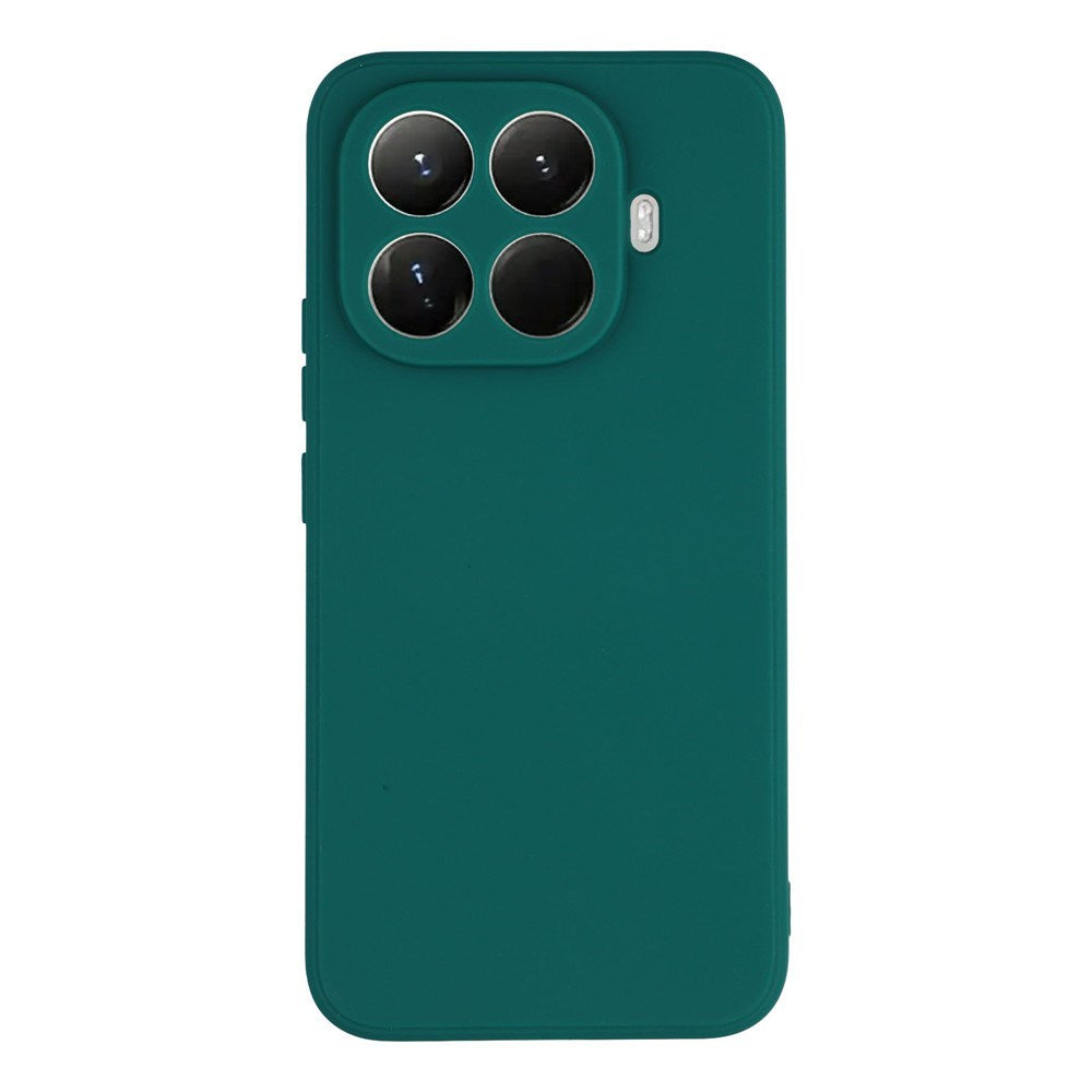 Xiaomi 15T Pro EIDERWOOD Fleksibelt Plast Deksel - Mørkegrønn
