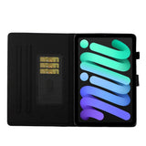 iPad 11" (2025) / iPad 10.9" (2024/2022) Glitter Deksel m. Stativfunksjoner & Kortholder - Rosa