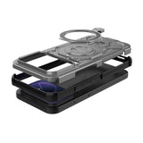 Xiaomi 17 Pro Max EIDERWOOD Håndverkerdeksel med Magnetisk Kickstand – Grå