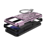 Xiaomi 17 Pro Max EIDERWOOD Håndverkerdeksel med Magnetisk Kickstand – Rosa
