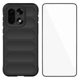EIDERWOOD OnePlus 15 Håndverker Bakdeksel + Skjermbeskytter i Herdet Glass - Svart