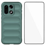 EIDERWOOD OnePlus 15 Håndverker Bakdeksel + Skjermbeskytter i Herdet Glass - Grønn