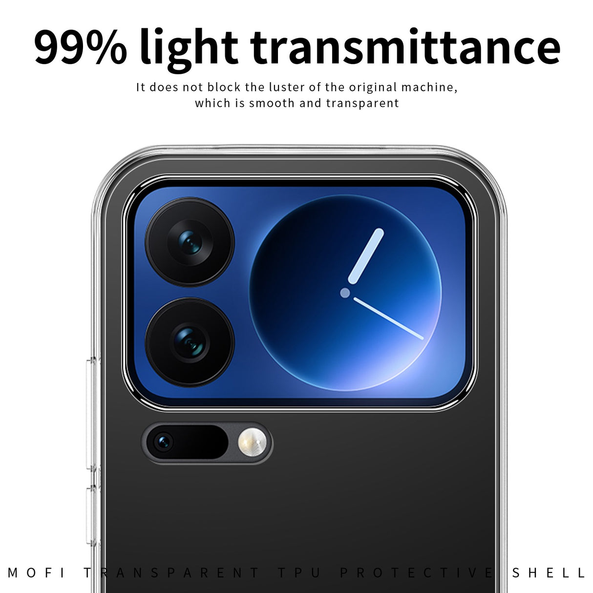 Xiaomi 17 Pro Max MOFI Slim Plast Deksel - Gjennomsiktig