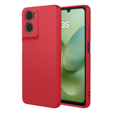 Motorola Moto G06 EIDERWOOD Fleksibelt Plast Deksel - Rød