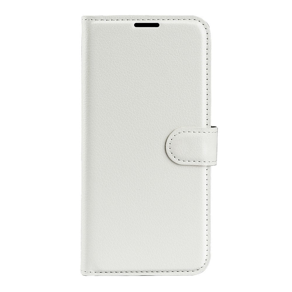 Xiaomi 17 EIDERWOOD Litchi Tekstur Kunstlær Flip Deksel m. Kortholder - Hvit