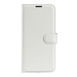 Xiaomi 17 EIDERWOOD Litchi Tekstur Kunstlær Flip Deksel m. Kortholder - Hvit