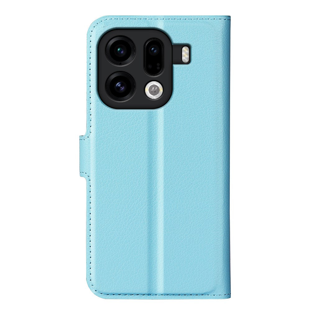 EIDERWOOD OPPO Find X9 Pro Kunstskinn Flip Deksel m. Kortholder & Ståfunksjon - Blå