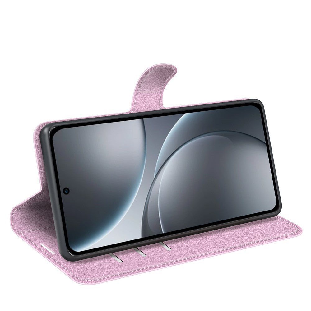 EIDERWOOD OPPO Find X9 Pro Kunstskinn Flip Deksel m. Kortholder & Ståfunksjon - Rosa
