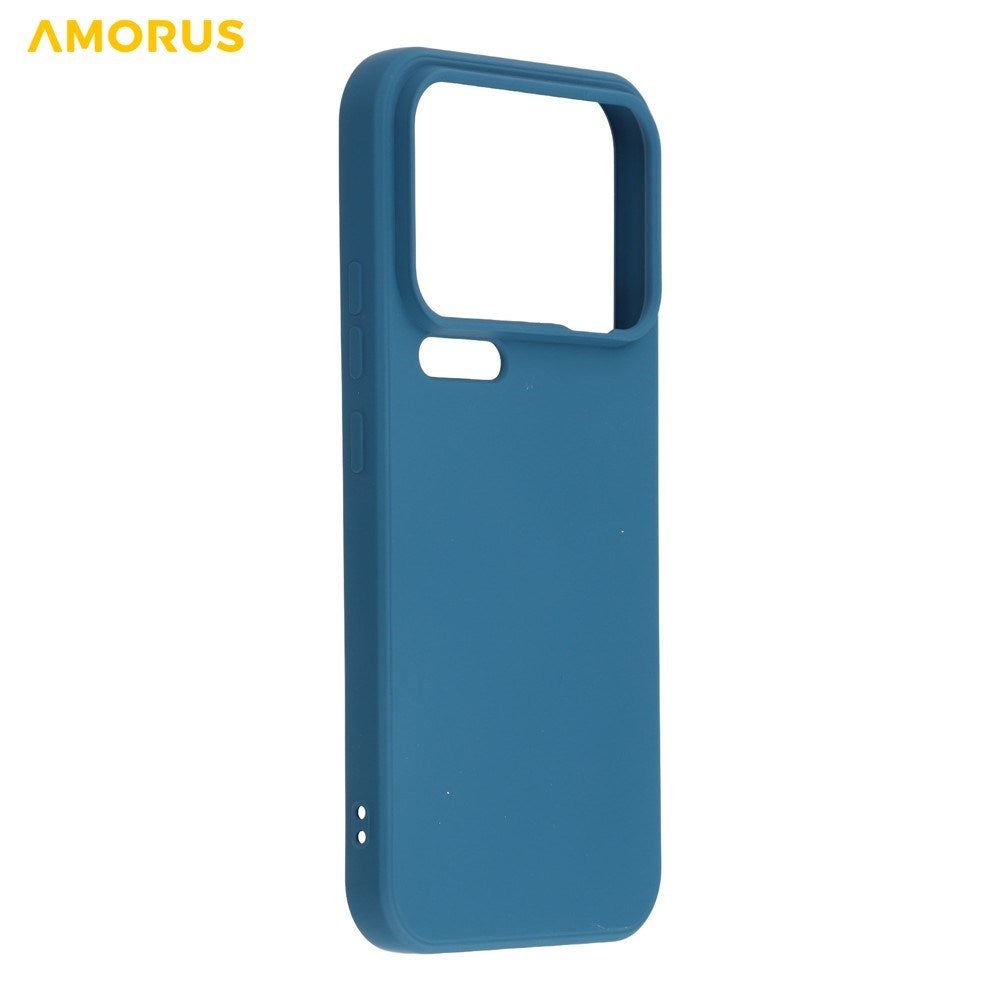 Xiaomi 17 Pro Amorus Fleksibelt Plast Deksel - Mørk Blå