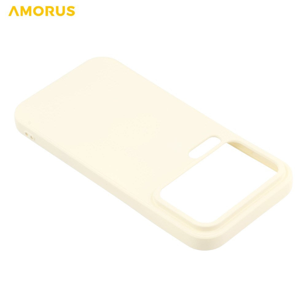 Xiaomi 17 Pro Amorus Fleksibelt Plast Deksel - Beige