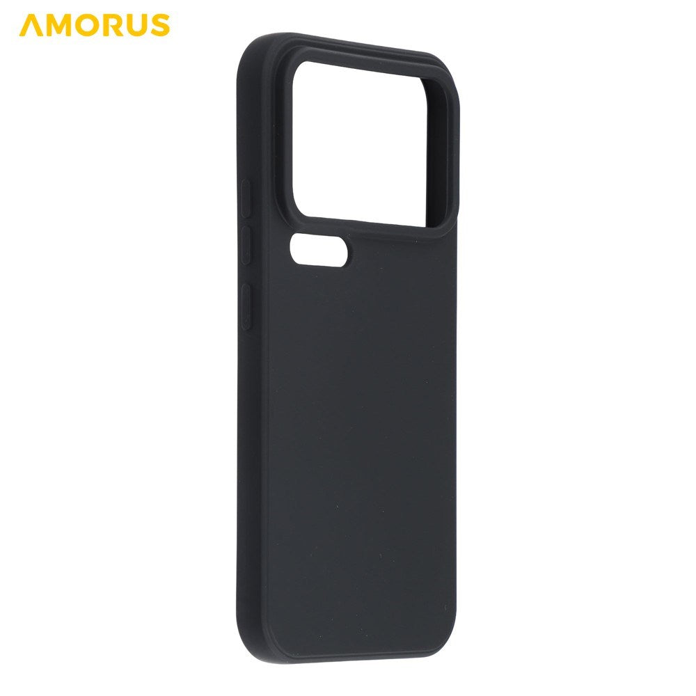 Xiaomi 17 Pro Amorus Fleksibelt Plast Deksel - Svart