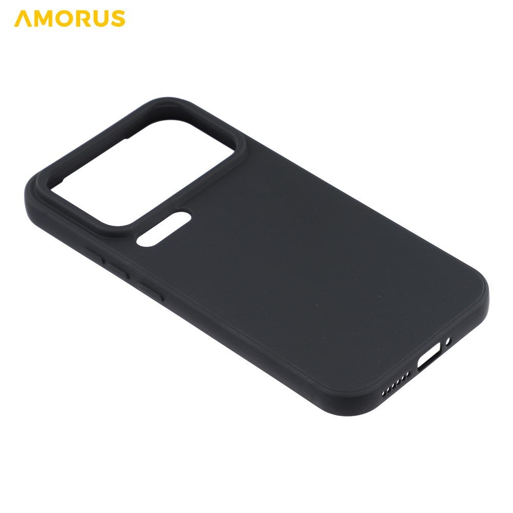 Xiaomi 17 Pro Amorus Fleksibelt Plast Deksel - Svart