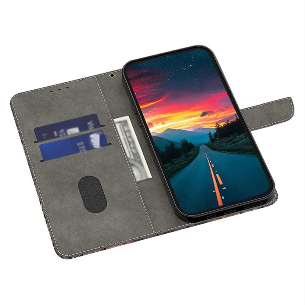 Samsung Galaxy S26 EIDERWOOD Kunstskinn Flip Deksel m. Print - Neon