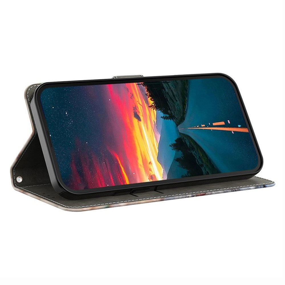 Samsung Galaxy S26 EIDERWOOD Kunstskinn Flip Deksel m. Print - Neon