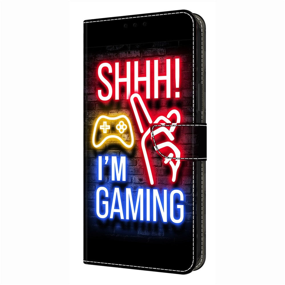 Samsung Galaxy S26 EIDERWOOD Kunstskinn Flip Deksel m. Print - Neon