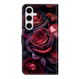 Samsung Galaxy S26 EIDERWOOD Kunstskinn Flip Deksel m. Print - Roser