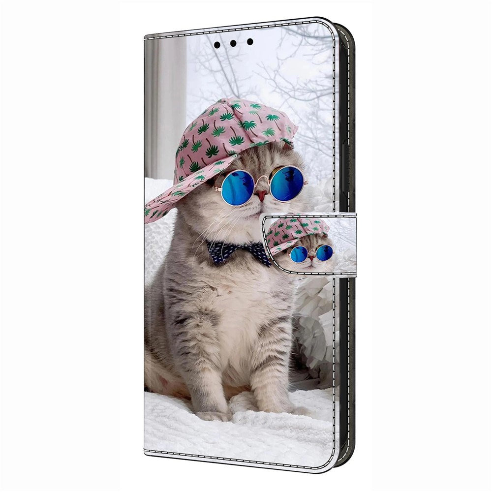 Samsung Galaxy S26+ (Plus) EIDERWOOD Kunstskinn Flip Deksel m. Print - Katt