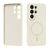 Samsung Galaxy S26 Ultra Silikon Deksel – MagSafe Kompatibel – Beige