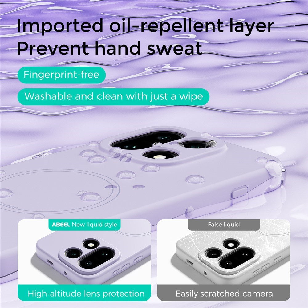 OnePlus 15 Silikon Deksel - MagSafe  Kompatibel - Lilla