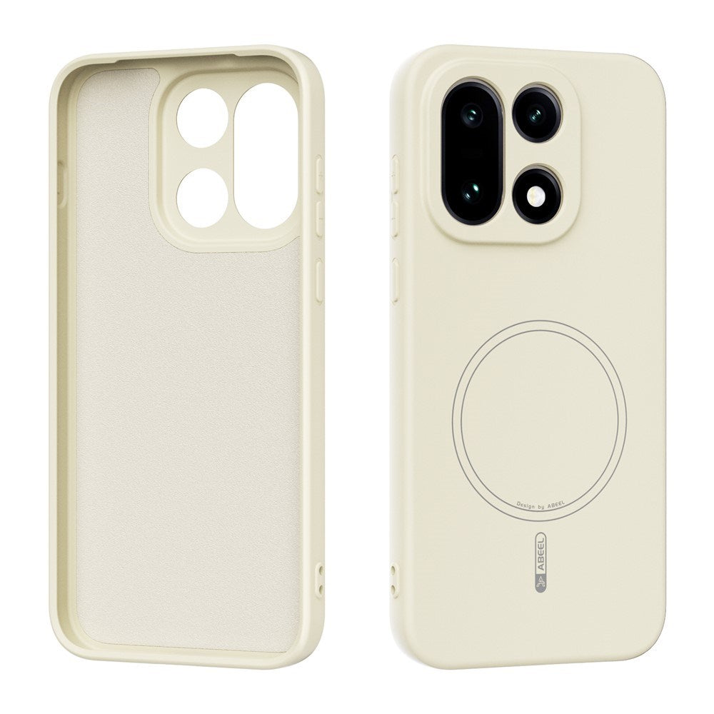 OnePlus 15 Silikon Deksel - MagSafe  Kompatibel - Beige