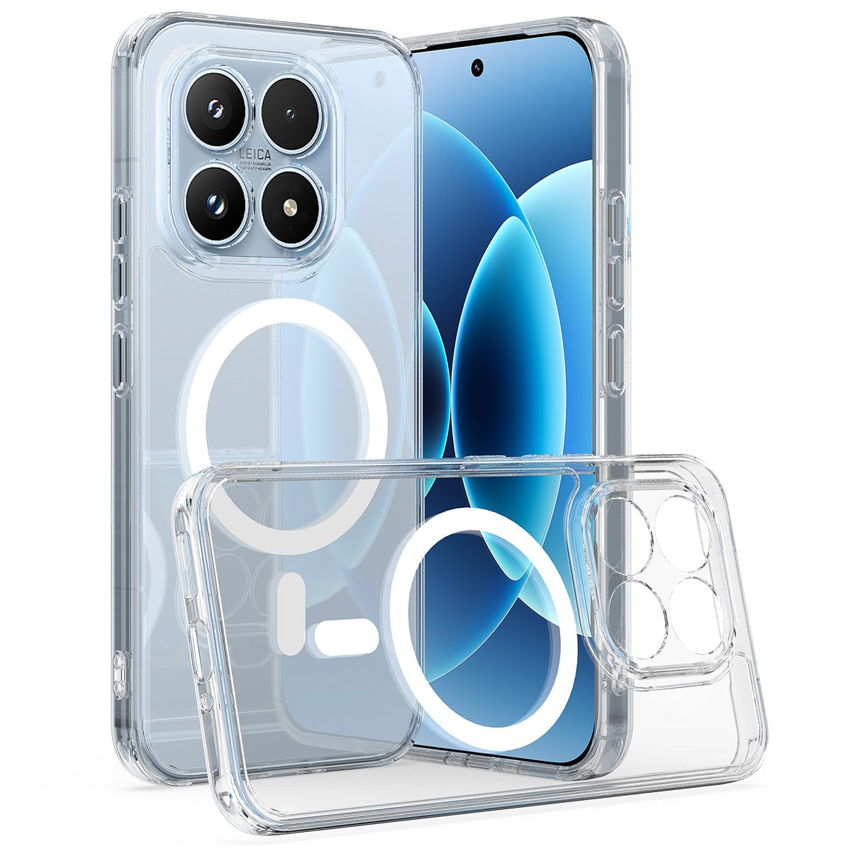 Xiaomi 17 EIDERWOOD Hybrid Plast Deksel - MagSafe Kompatibel - Gjennomsiktig