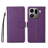 EIDERWOOD OPPO Find X9 Pro Kunstskinn Flip Deksel m. Strop - Lilla