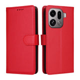 EIDERWOOD OPPO Find X9 Pro Kunstskinn Flip Deksel m. Strop - Rød