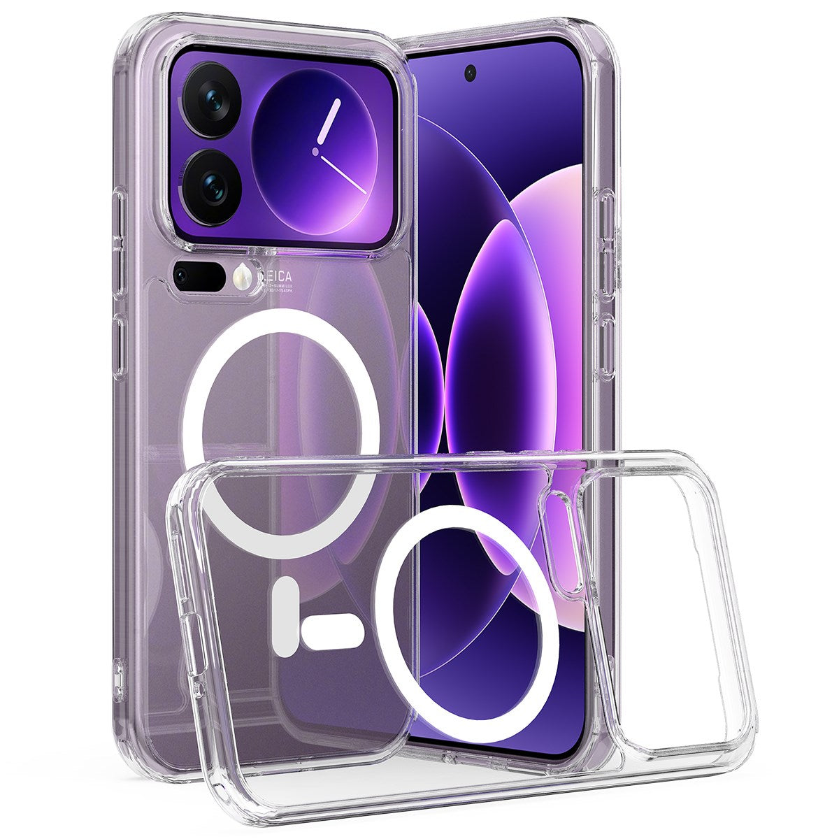 Xiaomi 17 Pro EIDERWOOD Hybrid Plast Deksel - MagSafe Kompatibel - Gjennomsiktig