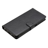 Samsung Galaxy A27 EIDERWOOD Kunstskinn Flip Deksel med Strop - Svart