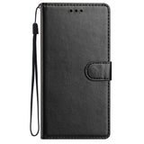 Samsung Galaxy A27 EIDERWOOD Kunstskinn Flip Deksel med Strop - Svart