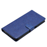 Samsung Galaxy A27 EIDERWOOD Kunstskinn Flip Deksel med Strop - Blå