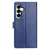 Samsung Galaxy A27 EIDERWOOD Kunstskinn Flip Deksel med Strop - Blå