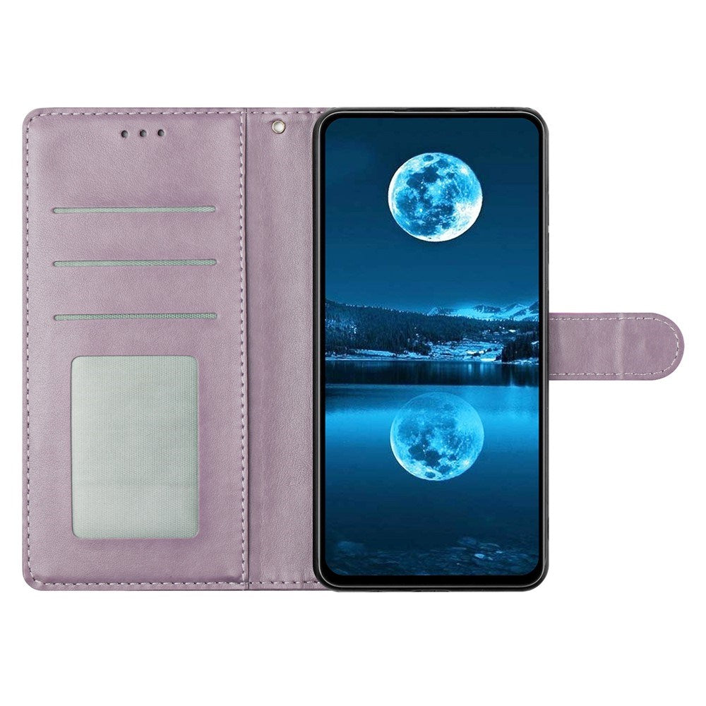 Samsung Galaxy A27 EIDERWOOD Kunstskinn Flip Deksel med Strop - Lille