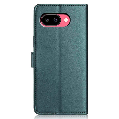 Google Pixel 10a EIDERWOOD Kunstskinn Flip Deksel m. Stropp & Utfellbar Kortholder – Grønn