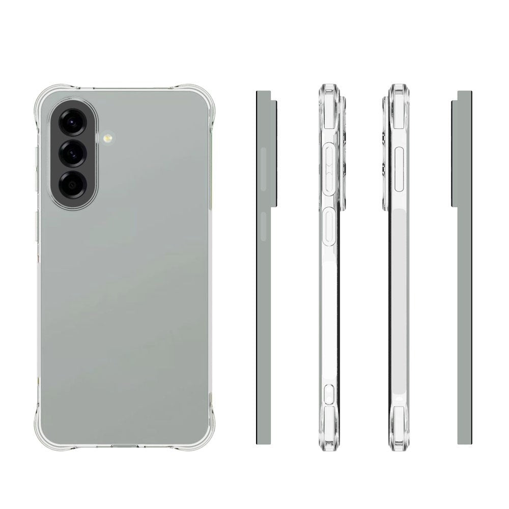 Samsung Galaxy A57 EIDERWOOD Fleksibelt Plast Deksel med Støtabsorberende Hjørner - Gjennomsiktig