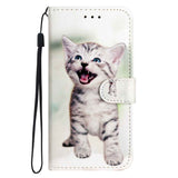 Samsung Galaxy A57 EIDERWOOD Kunstskinn Flip Deksel m. Mønster & Stropp - Katt