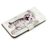 Samsung Galaxy A57 EIDERWOOD Kunstskinn Flip Deksel m. Mønster & Stropp - Katt