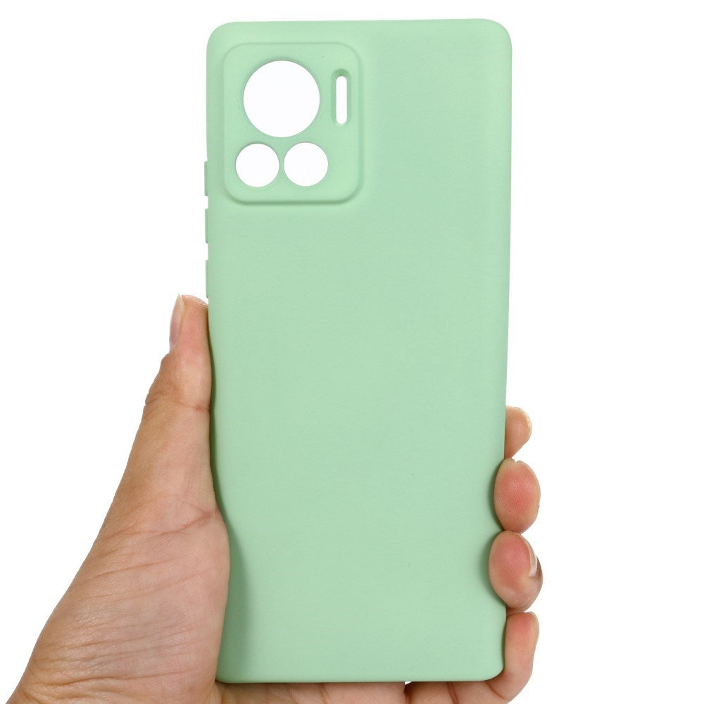EIDERWOOD Motorola Edge 30 Ultra Liquid Silikon Deksel med Stropp - Grønn