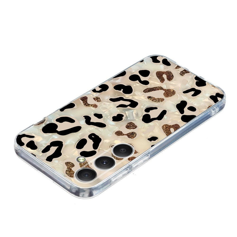 Samsung Galaxy A57 EIDERWOOD Fleksibelt Plast Deksel m. Mønster - Leopard