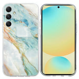 Samsung Galaxy A57 EIDERWOOD Fleksibelt Plast Deksel m. Mønster - Marmor