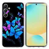 Samsung Galaxy A57 EIDERWOOD Fleksibelt Plast Deksel m. Mønster - Sommerfugler