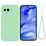 Google Pixel 10a EIDERWOOD Fôret Silikon Deksel m. Rem - Grønn