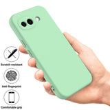 Google Pixel 10a EIDERWOOD Fôret Silikon Deksel m. Rem - Grønn