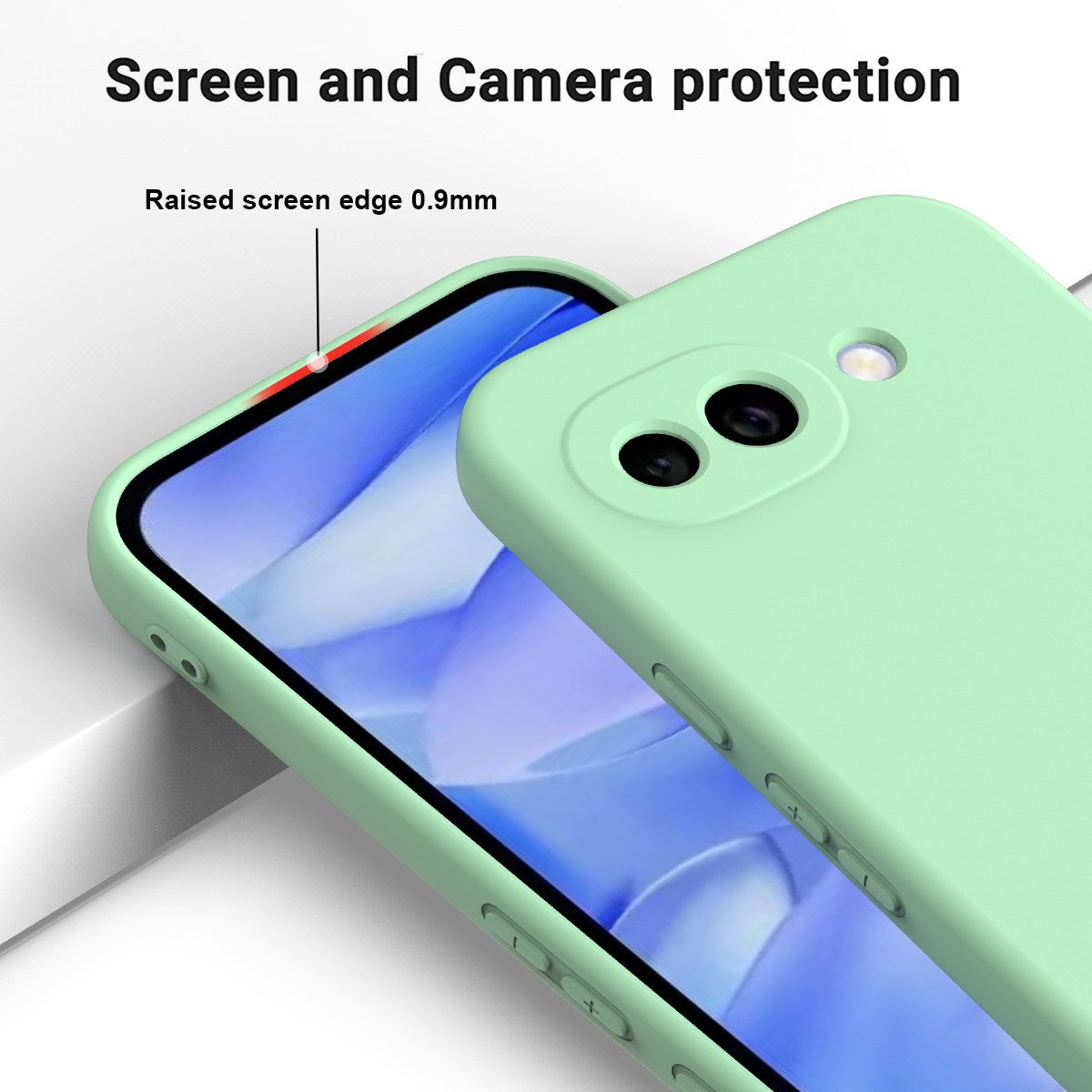 Google Pixel 10a EIDERWOOD Fôret Silikon Deksel m. Rem - Grønn