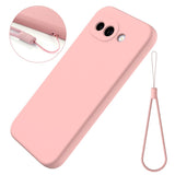 Google Pixel 10a EIDERWOOD Fôret Silikon Deksel m. Rem - Rosa